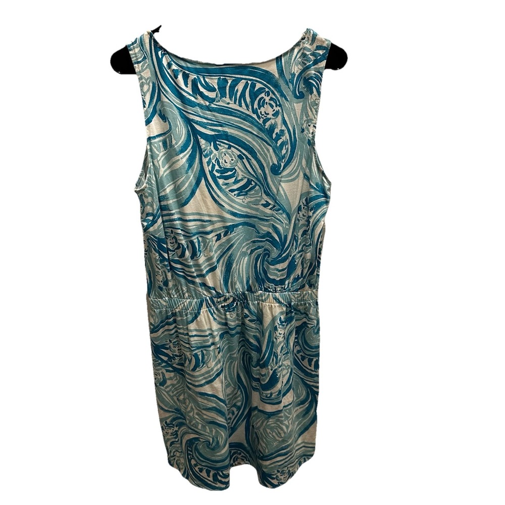 Lilly Pulitzer Women's Windward Dress in Sea Ruffles Resort Wear  SizeLarge